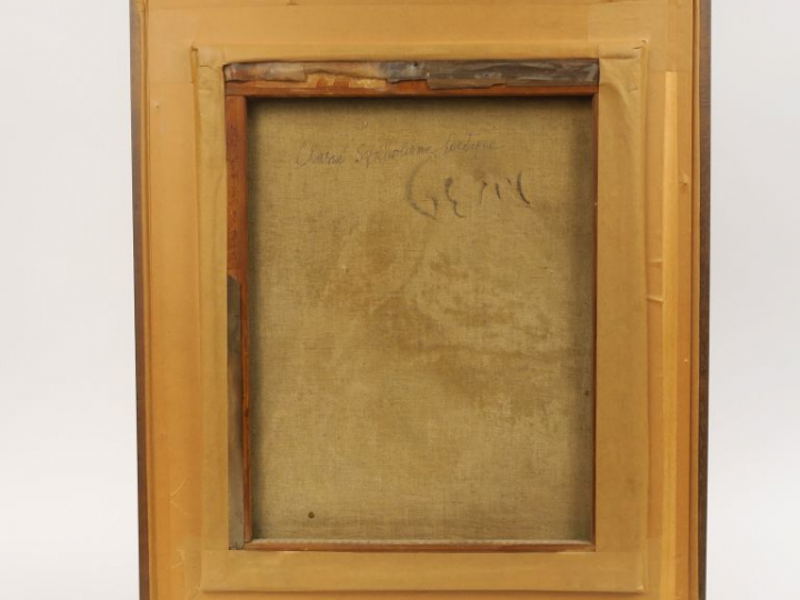 Imro WEINER-KRAL  "Jeune fille à la fleur" Huile sur toile. Signée du 