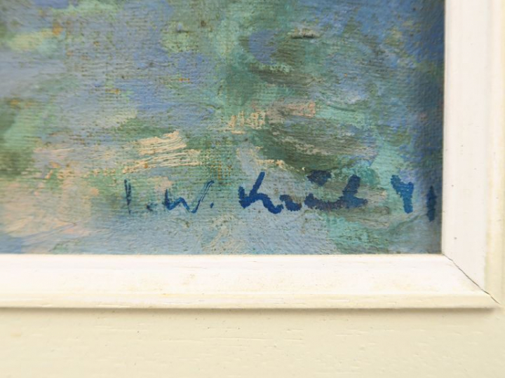 Imro WEINER-KRAL "Ronde de jeunes filles" Huile sur toile.  Signée en 