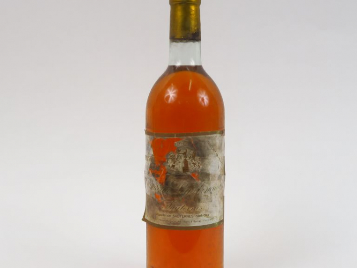 1 BOUTEILLE CHÂTEAU SUDUIRAUT 1er CC SAUTERNES - 1987 - BG/ETA