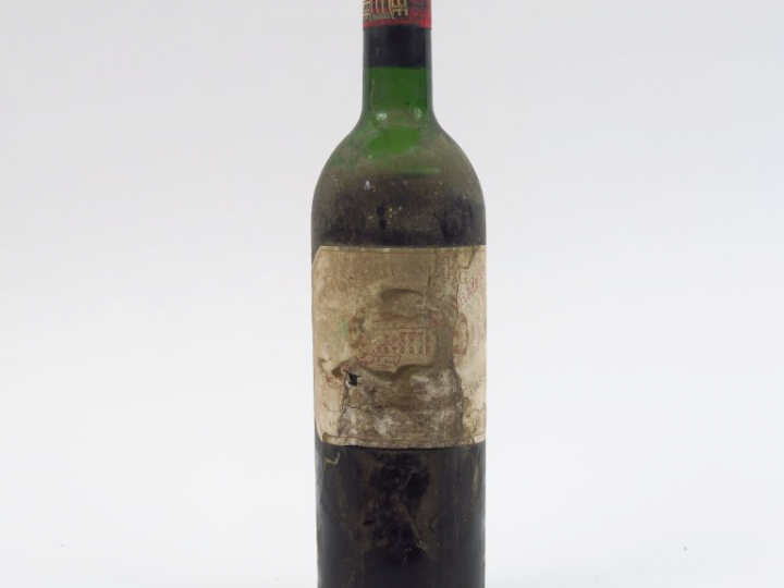 1 BOUTEILLE CHÂTEAU MARGAUX 1er GCC MARGAUX - 1961 - MEP-BEP/ETA/CAPS 