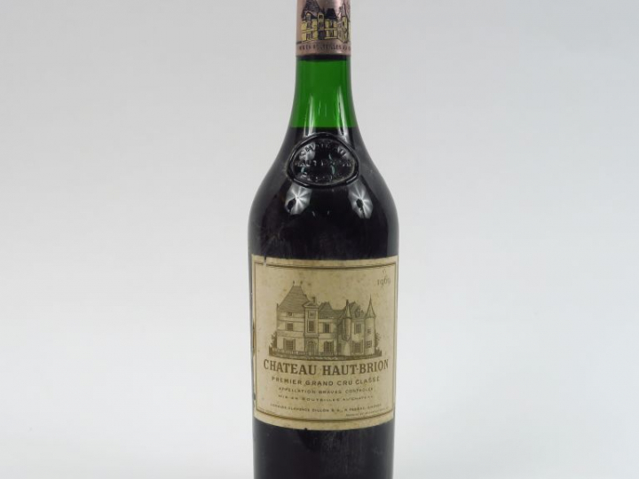 1 BOUTEILLE CHÂTEAU HAUT BRION 1er GCC GRAVES - 1969 - 3,5 CM/ELF