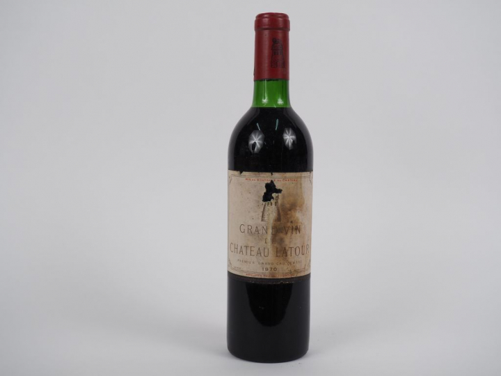 1 BOUTEILLE CHÂTEAU LATOUR 1er GCC PAUILLAC - 1970 - BG/ED