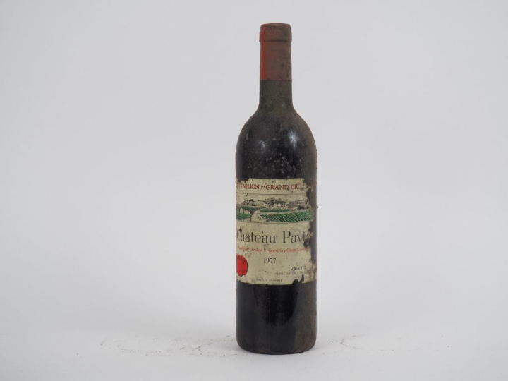 1 BOUTEILLE CHÂTEAU PAVIE 1er GCC ST EMILION - 1977 - LB/BS/EA