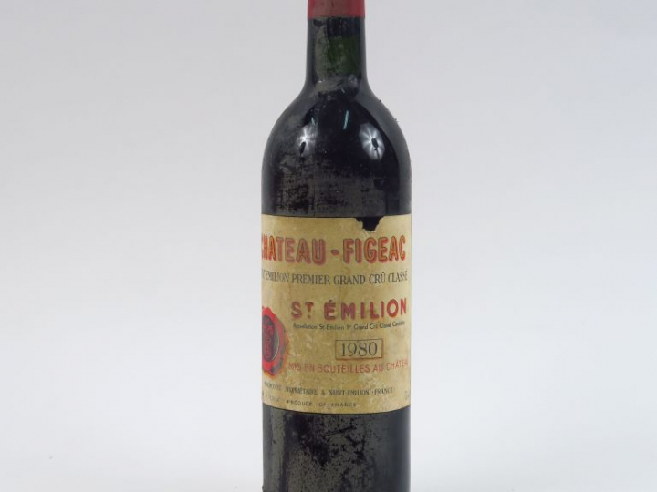 1 BOUTEILLE CHÂTEAU FIGEAC 1er GCC ST EMILION - 1980 - BG/ELD