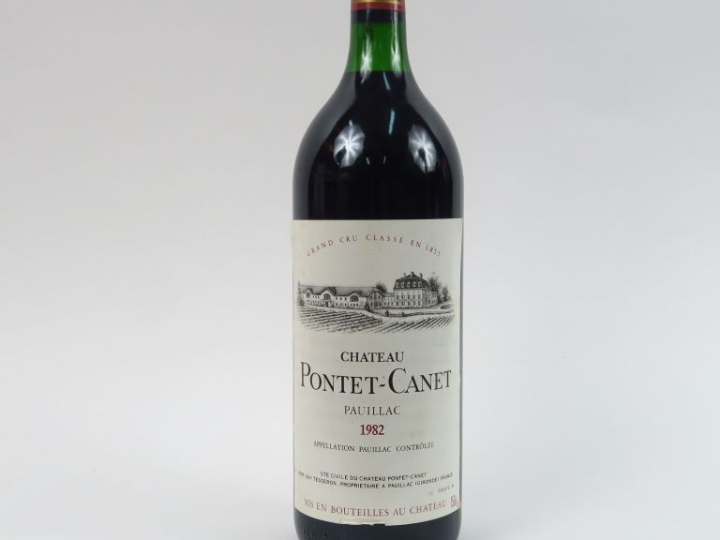 1 MAGNUM CHÂTEAU PONTET CANET GCC PAUILLAC - 1982 - BG+