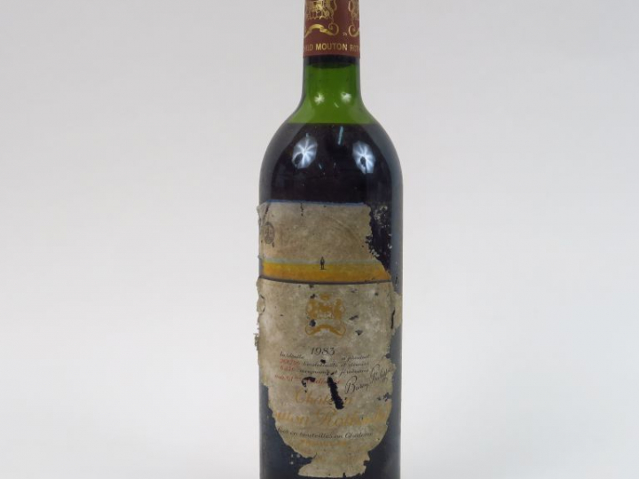 1 BOUTEILLE CHÂTEAU MOUTON ROTHSCHILD 1er GCC PAUILLAC - 1983 - MEP/ET