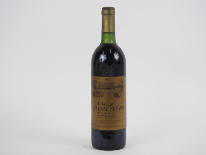 1 BOUTEILLE CHÂTEAU CANTENAC BROWN GCC MARGAUX - 1983 - LB