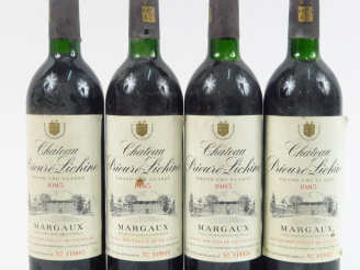 Vente aux enchères 4 BOUTEILLES CHÂTEAU PRIEURE LICHINE GCC MARGAUX - 1985 - BG