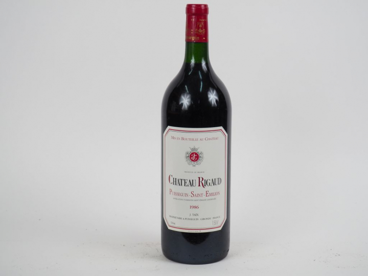 1 MAGNUM CHÂTEAU RIGAUD PUISSEGUIN ST EMILION - 1986