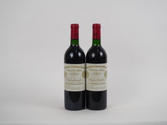 Vente aux enchères 2 BOUTEILLES CHÂTEAU CHEVAL BLANC 1er GCC ST EMILION - 1988 - BG