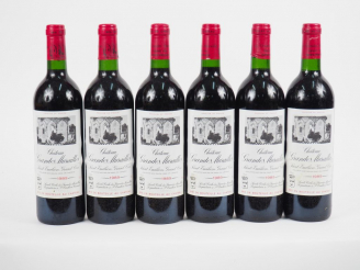 Vente aux enchères 6 BOUTEILLES CHÂTEAU LES GRANDES MURAILLES ST EMILION GV - 1989 - CBO