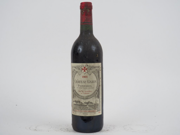 1 BOUTEILLE CHÂTEAU GAZIN POMEROL - 1992 - BLS