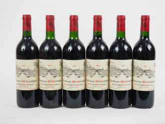 Vente aux enchères 6 BOUTEILLES CHÂTEAU ST GEORGES - 1994 - 3 BG