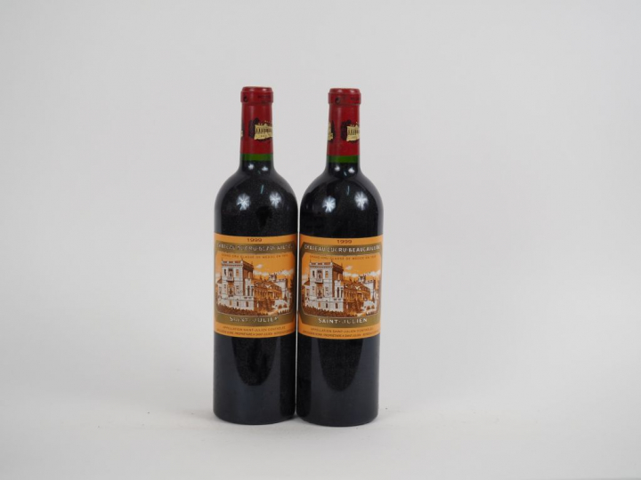 2 BOUTEILLES CHÂTEAU DUCRU BEAUCAILLOU GCC ST JULIEN - 1999
