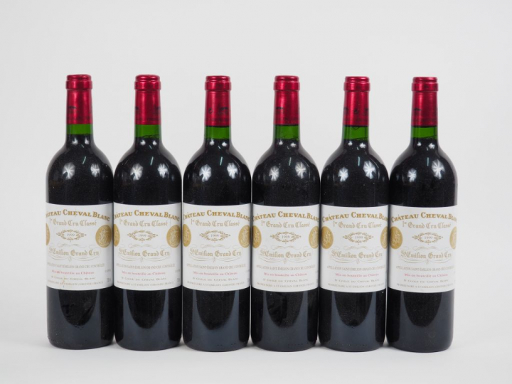 6 BOUTEILLES CHÂTEAU CHEVAL BLANC 1er GCC ST EMILION - 1999