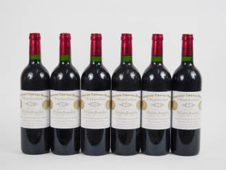 Vente aux enchères 6 BOUTEILLES CHÂTEAU CHEVAL BLANC 1er GCC ST EMILION - 1999