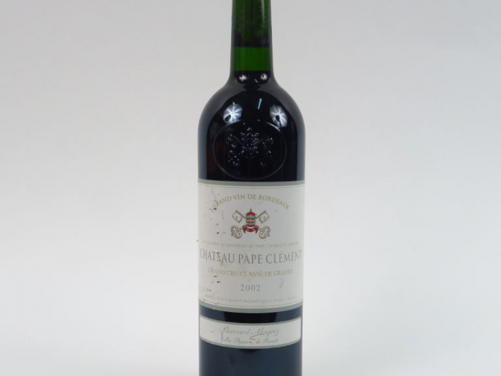 1 BOUTEILLE CHÂTEAU PAPE CLEMENT GCC GRAVES - 2002 - SANS CAPS/BOUCHON