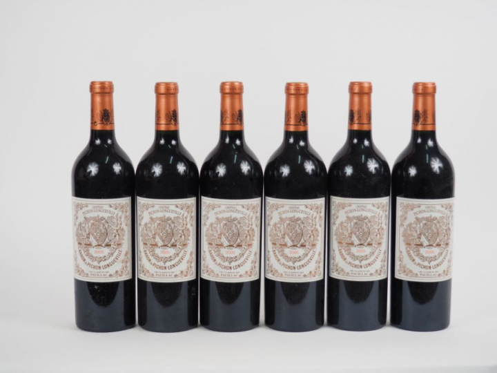 6 BOUTEILLES CHÂTEAU PICHON LONGUEVILLE BARON DE PICHON LONGUEVILLE - 