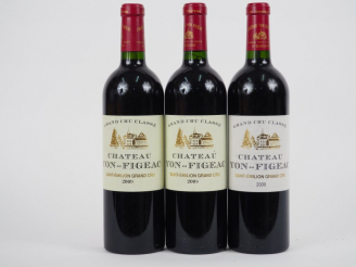 Vente aux enchères 3 BOUTEILLES CHÂTEAU YON FIGEAC ST EMILION GCC - 2009