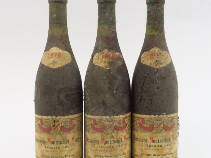 3 BOUTEILLES CHASSAGNE MONTRACHET 1er CRU 'MORGEOT' C. BROCARD FERRE -