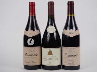 Vente aux enchères 3 BOUTEILLES POMMARD : 1 POMMARD 1er CRU 'CLOS DE LA COMMARAINE' P. AN