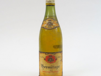 Vente aux enchères 1 BOUTEILLE HERMITAGE BLANC BOISSY DELAYGUES - 1970 - 3 CM