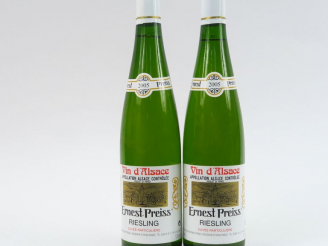 Vente aux enchères 2 BOUTEILLES RIESLING 'CUVEE PARTICULIERE' E. PREISS - 2005