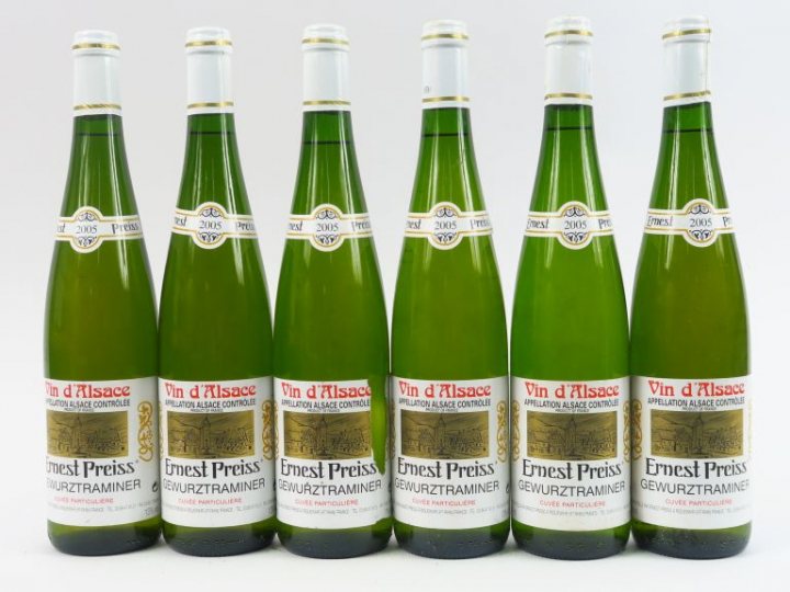 6 BOUTEILLES GEWURZTRAMINER 'CUVEE PARTICULIERE' E. PREISS - 2005