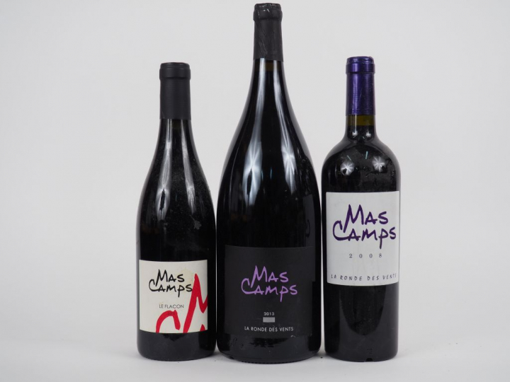 3 BOUTEILLES 'LA ROSE DES VENTS' MAS CAMPS CÔTES DU ROUSSILLON - 1 MAG