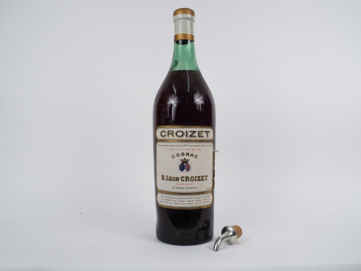 1 VIEUX FLACON (2,5 l) COGNAC CROIZET