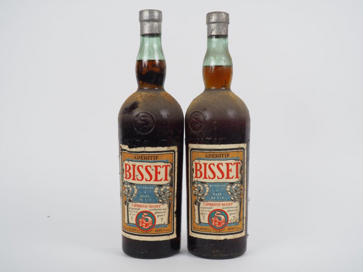 2 VIEILLE BOUTEILLES QUINQUINA BISSET - BS