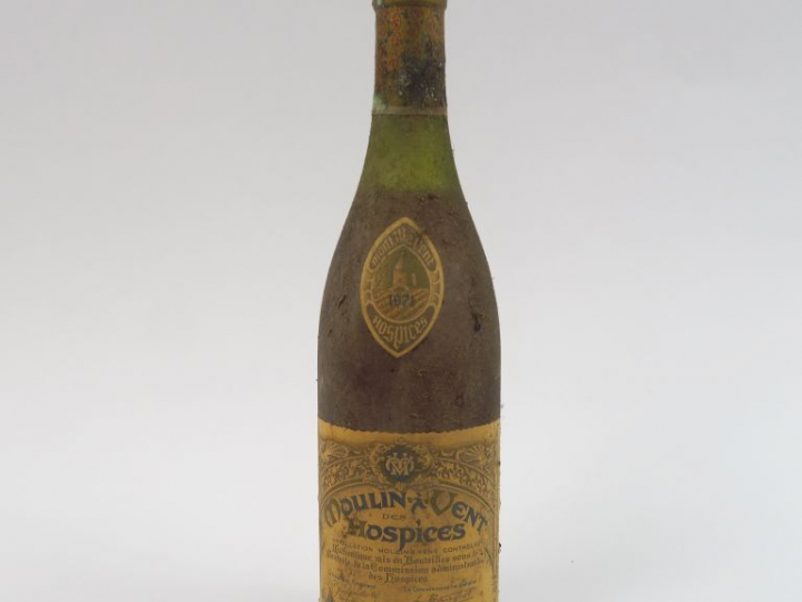 1 BOUTEILLE MOULIN A VENT HOSPICES - 1971 - 4 CM/BS