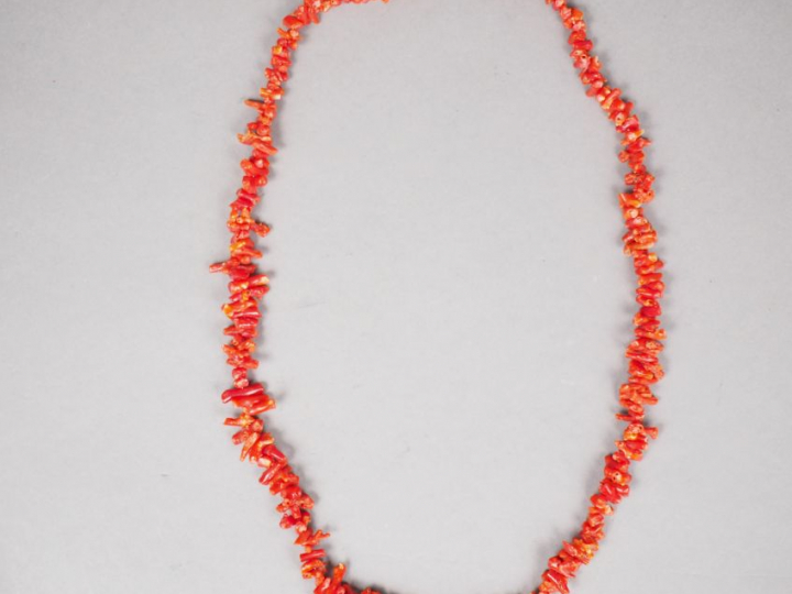 Collier en corail.