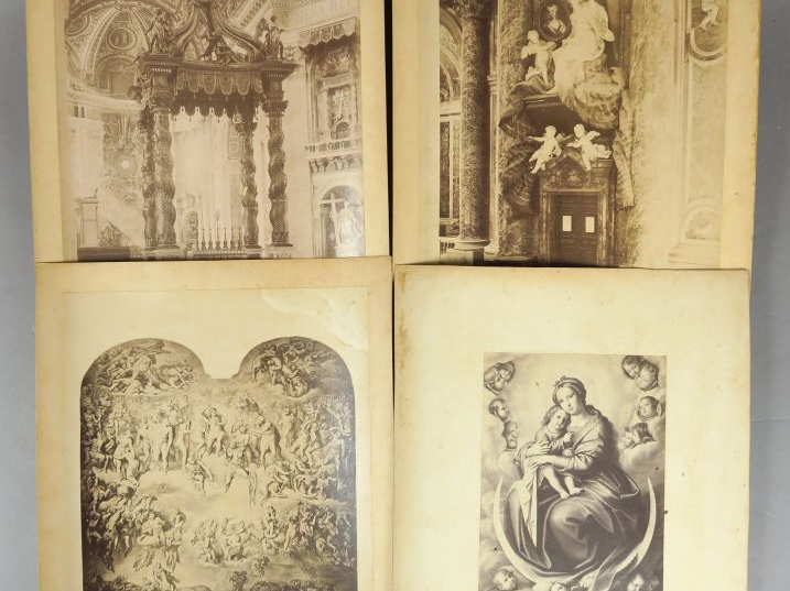 Ensemble de 58 photographies début Xxe sur Rome.