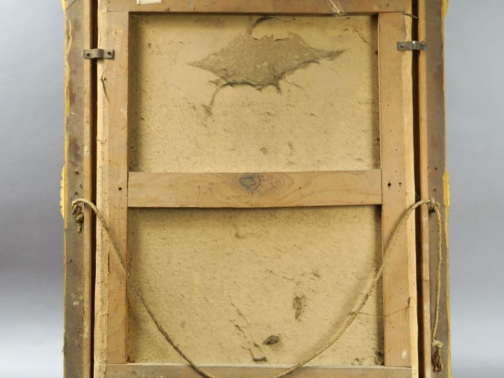 Ecole française XVIIIe. "Portrait d'Anne Marie de Roquette".  Huile su