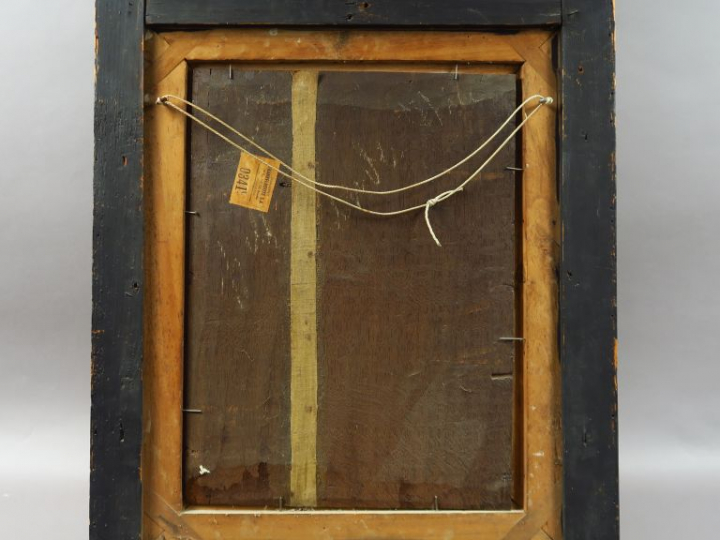 Ecole flamande XVIIIe. "Saint Jérôme". Paire d'huiles sur panneaux. Di