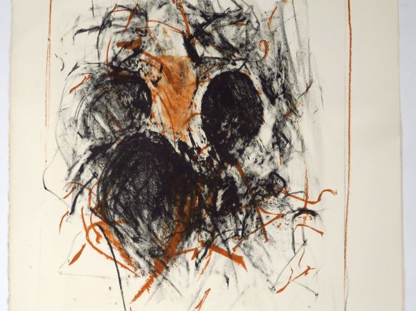 Joan MITCHELL. "Compositions abstraites". Quatre lithographies. Dim. :