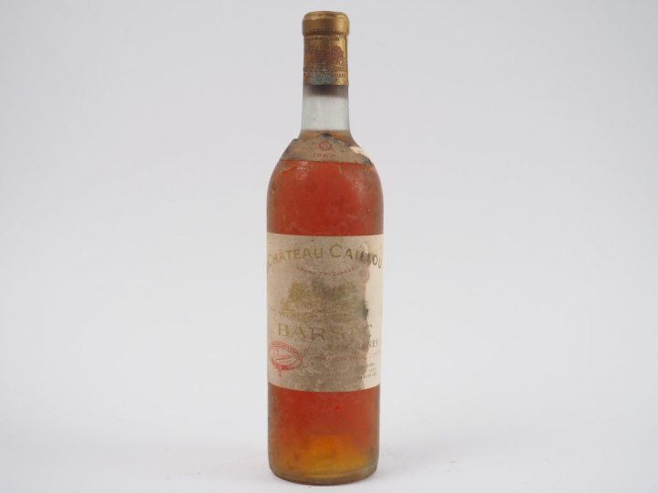 1 BOUTEILLE CHÂTEAU CAILLOU SAUTERNES - 1962 - BG/ET
