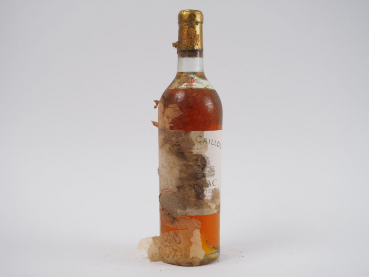 1 BOUTEILLE CHÂTEAU CAILLOU SAUTERNES - 1964 - BG+/ET