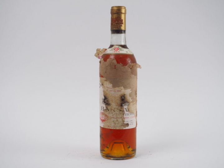 1 BOUTEILLE CHÂTEAU CAILLOU SAUTERNES - 1966 - BG+/ET