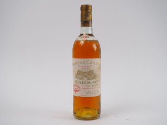 Vente aux enchères 1 BOUTEILLE CHÂTEAU CAILLOU SAUTERNES - 1969 - BG+