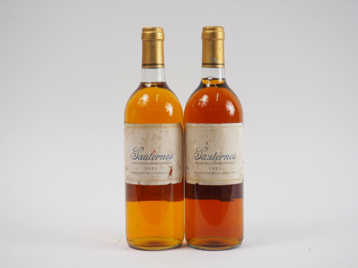 2 BOUTEILLES SAUTERNES - 1993