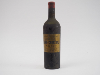 Vente aux enchères 1 BOUTEILLES CHÂTEAU BRANE CANTENAC GCC MARGAUX - 1931 - BEP/BS