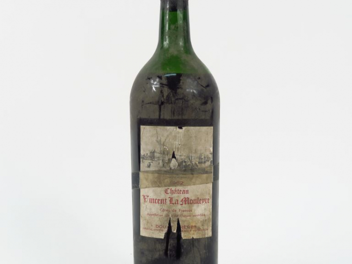 1 MAGNUM CHÂTEAU VINCENT LA MOULEYRE FRONSAC - 1962 - BEP/EA
