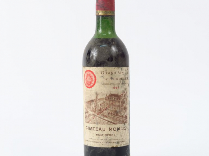 1 BOUTEILLE CHÂTEAU MOULIS HAUT MEDOC - 1964 - HEP