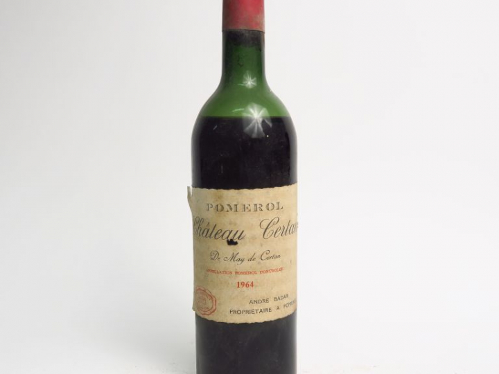 1 BOUTEILLE CHÂTEAU CERTAN POMEROL - 1964 - BEP/CAPS CORRODEE