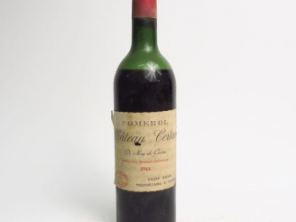 Vente aux enchères 1 BOUTEILLE CHÂTEAU CERTAN POMEROL - 1964 - BEP/CAPS CORRODEE