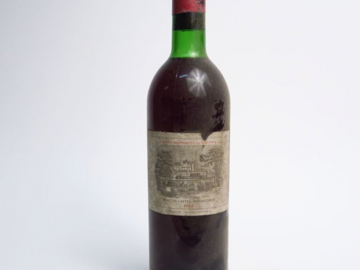 1 BOUTEILLE CHÂTEAU LAFITE ROTHSCHILD 1er GCC PAUILLAC - 1968 - LB/ELA