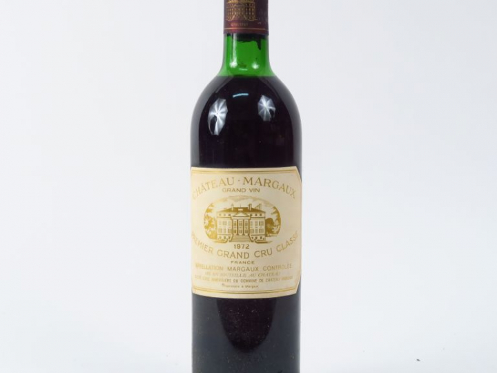 1 BOUTEILLE CHÂTEAU MARGAUX 1er GCC MARGAUX - 1972 - LB-HEP