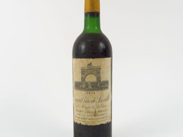 1 BOUTEILLE CHÂTEAU LEOVILLE LAS CASES GCC ST JULIEN - 1974 - HEP/EF